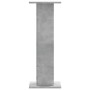 Soportes altavoces 2 uds madera gris hormigón 30x30x80 cm de , Soportes para altavoces - Ref: Foro24-852666, Precio: 64,01 €,...