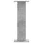 Soportes altavoces 2 uds madera gris hormigón 30x30x80 cm de , Soportes para altavoces - Ref: Foro24-852666, Precio: 64,01 €,...