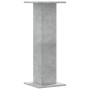 Soportes altavoces 2 uds madera gris hormigón 30x30x80 cm de , Soportes para altavoces - Ref: Foro24-852666, Precio: 64,01 €,...