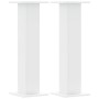 Soportes altavoces 2 uds madera ingeniería blanco 30x30x95 cm de , Soportes para altavoces - Ref: Foro24-852672, Precio: 71,2...