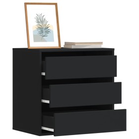 Black engineered wood corner chest of drawers 60x41x58 cm by , Drawers - Ref: Foro24-852844, Price: 101,80 €, Discount: %