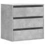 Cajonera de esquina madera ingeniería gris hormigón 60x41x58 cm de , Cajoneras - Ref: Foro24-852846, Precio: 90,83 €, Descuen...