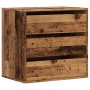 Corner chest of drawers made of engineered wood in old oak, measuring 60x41x58 cm. by , Drawers - Ref: Foro24-852850, Price: ...