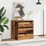 Corner chest of drawers made of engineered wood in old oak, measuring 60x41x58 cm. by , Drawers - Ref: Foro24-852850, Price: ...