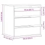 Cajonera de esquina madera ingeniería roble viejo 60x41x58 cm by , Drawers - Ref: Foro24-852850, Price: 79,24 €, Discount: %