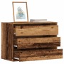 Cajonera de esquina madera de ingeniería envejecida 80x41x58 cm de , Cajoneras - Ref: Foro24-852859, Precio: 100,41 €, Descue...