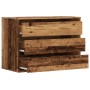 Cajonera de esquina madera de ingeniería envejecida 80x41x58 cm de , Cajoneras - Ref: Foro24-852859, Precio: 100,41 €, Descue...