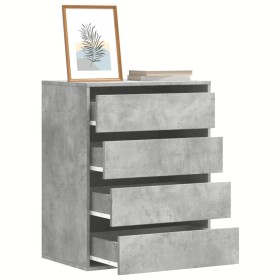 Cajonera de esquina madera ingeniería gris hormigón 60x41x76 cm de , Cajoneras - Ref: Foro24-852873, Precio: 108,21 €, Descue...