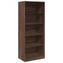 Engineered wood wardrobe in brown oak color, 80x50x200 cm. by , Wardrobes - Ref: Foro24-3307726, Price: 179,69 €, Discount: %