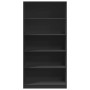 Armario de madera contrachapada negro 100x50x200 cm de , Armarios roperos - Ref: Foro24-3307730, Precio: 208,65 €, Descuento: %