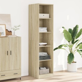 Eichenfarbener Sperrholzschrank 50x50x200 cm von , Kleiderschränke - Ref: Foro24-3307713, Preis: 143,99 €, Rabatt: %