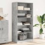 Grau-betonfarbener Sperrholzschrank 100x50x200 cm von , Kleiderschränke - Ref: Foro24-3307732, Preis: 201,99 €, Rabatt: %