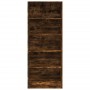 Armario madera de ingeniería color roble ahumado 80x50x200 cm de , Armarios roperos - Ref: Foro24-3307724, Precio: 174,55 €, ...