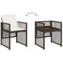 Garden furniture set 13 pieces and brown synthetic rattan cushions by , Garden sets - Ref: Foro24-3210801, Price: 769,79 €, D...