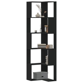 Corner shelf 5 levels black wood 50x50x179 cm by , Bookcases and shelves - Ref: Foro24-852583, Price: 87,99 €, Discount: %