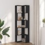 Corner shelf 5 levels black wood 50x50x179 cm by , Bookcases and shelves - Ref: Foro24-852583, Price: 88,37 €, Discount: %