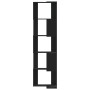 Corner shelf 5 levels black wood 50x50x179 cm by , Bookcases and shelves - Ref: Foro24-852583, Price: 88,37 €, Discount: %