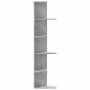 Corner wall shelf in gray concrete and wood, 36.5x36.5x140 cm. by , Shelves and shelves - Ref: Foro24-852630, Price: 60,96 €,...