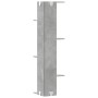 Corner wall shelf in gray concrete and wood, 36.5x36.5x140 cm. by , Shelves and shelves - Ref: Foro24-852630, Price: 60,96 €,...