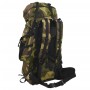 Wander-Rucksack aus grünem Camouflage-Oxford-Stoff, 80 l. von , Rucksäcke - Ref: Foro24-4009969, Preis: 71,72 €, Rabatt: %