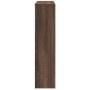 Engineered wood radiator cover in brown oak, 175x20x82cm by , Accessories for heating radiators - Ref: Foro24-852714, Price: ...