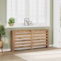 Handcrafted oak wood radiator cover 175x20x82 cm by , Accessories for heating radiators - Ref: Foro24-852716, Price: 95,05 €,...