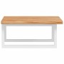 Wall-mounted steel and solid oak wood sink shelf by , bathroom vanities - Ref: Foro24-3302392, Price: 69,62 €, Discount: %