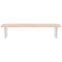 Wall-mounted steel and solid oak wood sink shelf by , bathroom vanities - Ref: Foro24-3302386, Price: 95,99 €, Discount: %