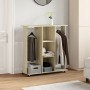 Engineered wood rolling cabinet in Sonoma oak, 102x38x110 cm. by , Clothing and closet storage - Ref: Foro24-848033, Price: 1...