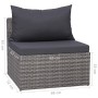 9-piece garden furniture set and gray synthetic rattan cushions by vidaXL, Garden sets - Ref: Foro24-3059495, Price: 828,81 €...