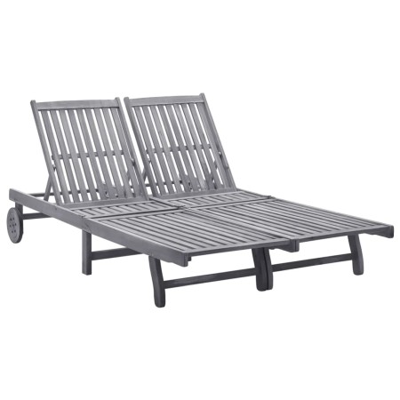 Lounger for 2 people solid acacia wood by vidaXL, Loungers - Ref: Foro24-311874, Price: 312,99 €, Discount: %