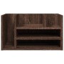 Organizador escritorio madera ingeniería marrón 44,5x24x25 cm de , Clasificación y organización - Ref: Foro24-848044, Precio:...