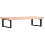 Wall-mounted sink shelf made of steel and solid beech wood by , bathroom vanities - Ref: Foro24-3302437, Price: 138,97 €, Dis...