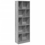 Engineered wood bookshelf in Sonoma gray, 57x28.5x174 cm by , Bookcases and shelves - Ref: Foro24-847994, Price: 91,38 €, Dis...