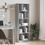 Engineered wood bookshelf in Sonoma gray, 57x28.5x174 cm by , Bookcases and shelves - Ref: Foro24-847994, Price: 91,38 €, Dis...