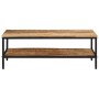 Massiver Couchtisch aus grobem Mangoholz 100x50x35 cm von , Couchtisch - Ref: Foro24-374069, Preis: 104,99 €, Rabatt: %