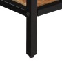 Solid rough mango wood console table 70x35x70 cm by , Side tables - Ref: Foro24-374076, Price: 125,99 €, Discount: %