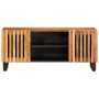 Solid acacia wood TV stand 105x34x46 cm by , CD and DVD storage - Ref: Foro24-377437, Price: 120,70 €, Discount: %