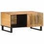 Massiver Couchtisch aus grobem Mangoholz 80x51x40 cm von , Couchtisch - Ref: Foro24-377456, Preis: 125,94 €, Rabatt: %