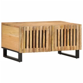 Massiver Couchtisch aus grobem Mangoholz 80x51x40 cm von , Couchtisch - Ref: Foro24-377461, Preis: 133,09 €, Rabatt: %