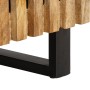 Mesa de centro de madera maciza de mango rugosa 80x51x40 cm de , Mesas de centro - Ref: Foro24-377461, Precio: 142,99 €, Desc...