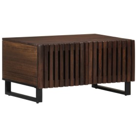 Mesa de centro madera maciza mango marrón 80x51x40 cm de , Mesas de centro - Ref: Foro24-377463, Precio: 142,99 €, Descuento: %