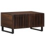 Mesa de centro madera maciza mango marrón 80x51x40 cm de , Mesas de centro - Ref: Foro24-377463, Precio: 133,09 €, Descuento: %