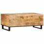 Massiver Couchtisch aus grobem Mangoholz 100x55x40 cm von , Couchtisch - Ref: Foro24-377496, Preis: 163,91 €, Rabatt: %