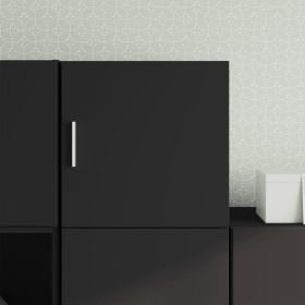 Engineered wood black wall cabinet 40x42.5x40 cm by , Sideboards - Ref: Foro24-846097, Price: 42,79 €, Discount: %