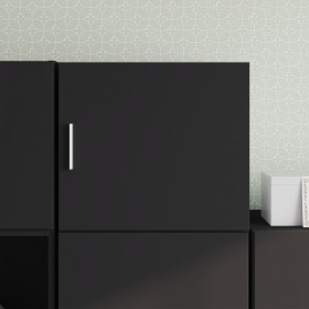 Engineered wood black wall cabinet 45x42.5x40 cm by , Sideboards - Ref: Foro24-846104, Price: 46,63 €, Discount: %