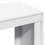 Office desk made of white engineered wood, 123.5x73.5x75 cm by , Desks - Ref: Foro24-847982, Price: 106,89 €, Discount: %