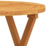 Mesa bistró de terraza madera maciza de acacia Ø46x47 cm de vidaXL, Mesas de jardín - Ref: Foro24-312116, Precio: 38,39 €, De...