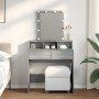 Dresser with LED lights in Sonoma gray color, 80x41x144.5 cm by , Bedroom Dressers - Ref: Foro24-848183, Price: 118,98 €, Dis...