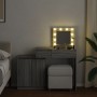 Dresser with LED lights in gray Sonoma 115x37x110.5 cm by , Bedroom Dressers - Ref: Foro24-848232, Price: 130,99 €, Discount: %